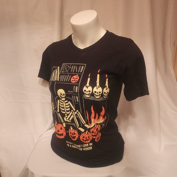 Skull graphic tee by Wicked Clothes - Picture 2 of 10